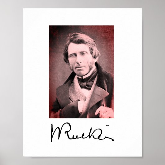 John Ruskin Poster (Voorkant)