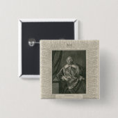John Russell, hertog van Bedford Vierkante Button 5,1 Cm (Voorkant /achterkant)