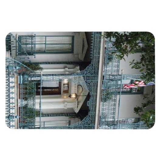John Rutledge House Inn, Charleston SC Magnet Magneet (Horizontaal)