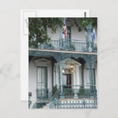 John Rutledge House Inn, Charleston SC Postcard Briefkaart (Voorkant / Achterkant)