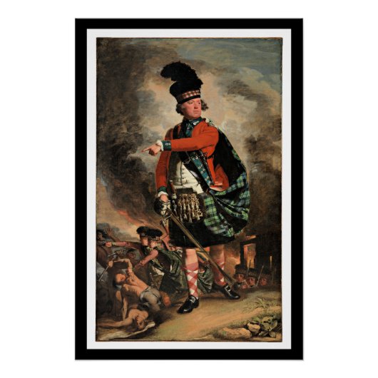 John S. Copley portret van Hugh Montgomerie Perfect Poster (Voorkant)