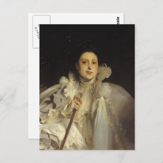 John Sargent-Countess Laura Spinola del-Castillo Briefkaart (Voorkant / Achterkant)