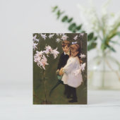 John Sargent-Garden Study of the Vickers Children Briefkaart (Staand voorkant)