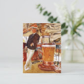 John Sargent-Kapitein Herbert M. Sears Briefkaart (Staand voorkant)