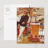 John Sargent-Kapitein Herbert M. Sears Briefkaart (Voorkant / Achterkant)