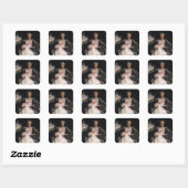 John Sargent- Mrs Henry Phipps en haar kleinzoon Vierkante Sticker (Vel)