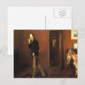 John Sargent-Robert Louis Stevenson en zijn vrouw Briefkaart (Voorkant / Achterkant)