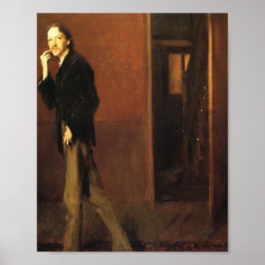 John Sargent-Robert Louis Stevenson en zijn vrouw Poster (Voorkant)