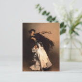 John Sargent-Spanish Dancer, study for 'El Jaleo' Briefkaart (Staand voorkant)