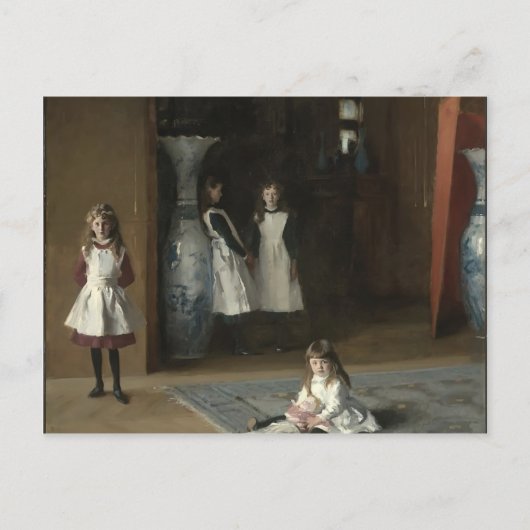 John Sargent-The Daughters of Edward Darley Boit Briefkaart (Voorkant)