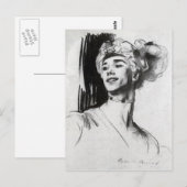 John Sargent: Vaslav Nijinsky in Le Pavillon Briefkaart (Voorkant / Achterkant)