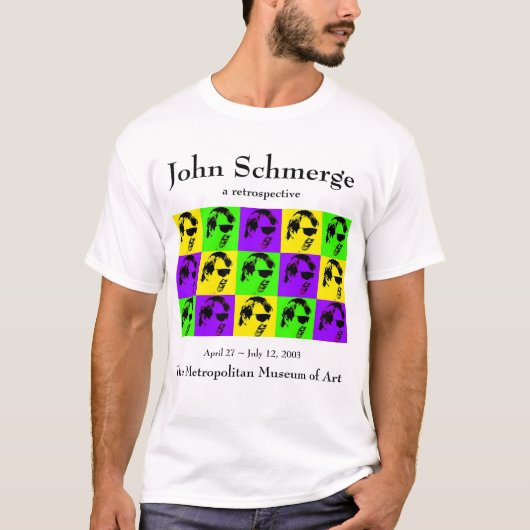 John Schfusretrospectief T-shirt (Voorkant)