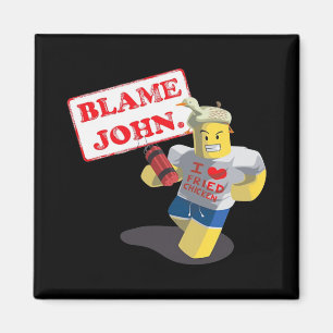 John Shedletsky Ik hou van gefrituurde kip! Grappi Magneet