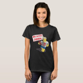John Shedletsky Ik hou van gefrituurde kip! Grappi T-shirt (Voorkant volledig)