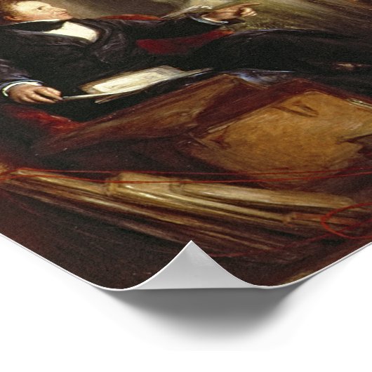 John Sheepshanks en zijn dienstmeisje Poster (Hoek)