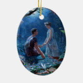 John Simmons: Een droom van 's midzomernachts Keramisch Ornament (Achterkant)