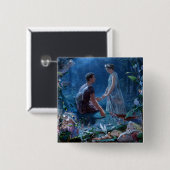John Simmons: Een droom van 's midzomernachts Vierkante Button 5,1 Cm (Voorkant /achterkant)