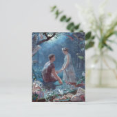 John Simmons Hermia en Lysander A MidSummer Night Briefkaart (Staand voorkant)