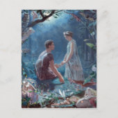 John Simmons Hermia en Lysander A MidSummer Night Briefkaart (Voorkant)