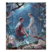 John Simmons Hermia en Lysander A MidSummer Night Foto Afdruk (Voorkant)