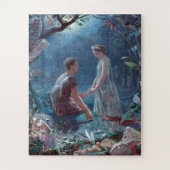 John Simmons Hermia en Lysander A MidSummer Night Legpuzzel (Verticaal)