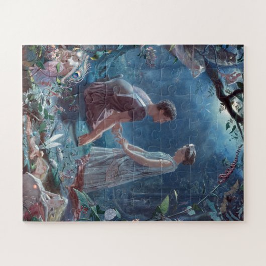 John Simmons Hermia en Lysander A MidSummer Night Legpuzzel (Horizontaal)
