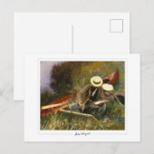 John Singer Sargent #10-2 - Fijne Kunst Briefkaart (Voorkant / Achterkant)