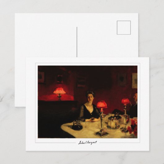 John Singer Sargent #110 - Fijne Kunst Briefkaart (Voorkant / Achterkant)