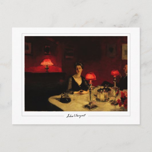 John Singer Sargent #110 - Fijne Kunst Briefkaart (Voorkant)