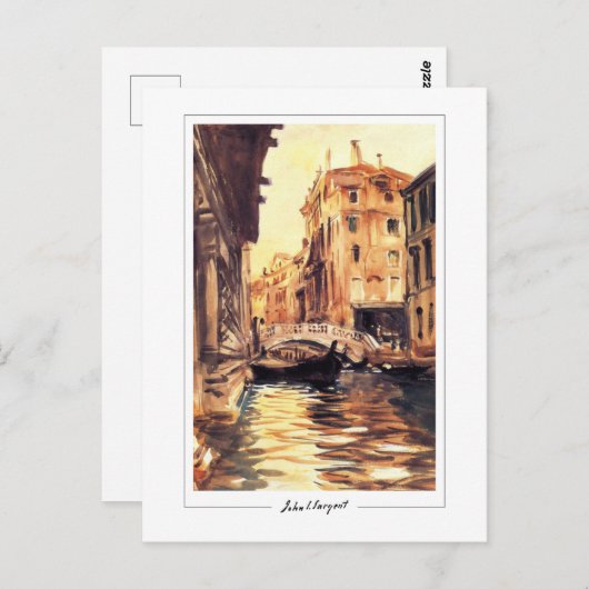 John Singer Sargent #133 - Fijne Kunst Briefkaart (Voorkant / Achterkant)