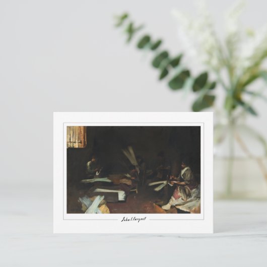 John Singer Sargent #14-2 - Fijne Kunst Briefkaart (Staand voorkant)