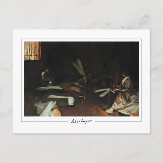 John Singer Sargent #14-2 - Fijne Kunst Briefkaart (Voorkant)