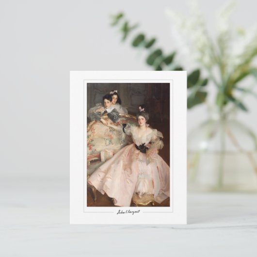 John Singer Sargent #15 - Fine Art Briefkaart (Staand voorkant)
