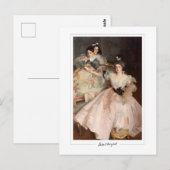 John Singer Sargent #15 - Fine Art Briefkaart (Voorkant / Achterkant)