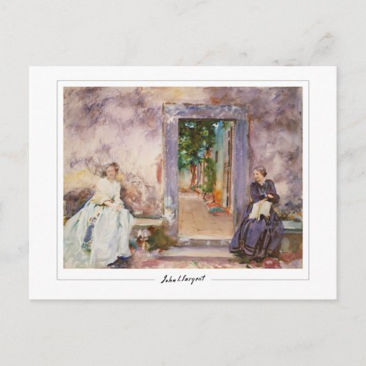 John Singer Sargent #171-2 - Fijne Kunst Briefkaart (Voorkant)