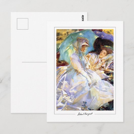 John Singer Sargent #178 - Fijne Kunst Briefkaart (Voorkant / Achterkant)
