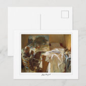 John Singer Sargent #17 - Fijne Kunst Briefkaart (Voorkant / Achterkant)