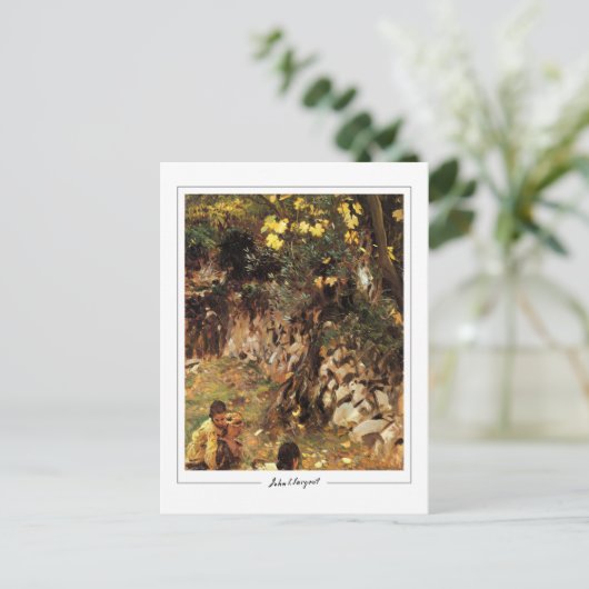 John Singer Sargent #20-2 - Fijne Kunst Briefkaart (Staand voorkant)