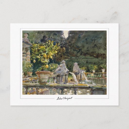 John Singer Sargent #20 - Fijne Kunst Briefkaart (Voorkant)