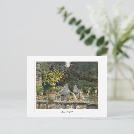 John Singer Sargent #20 - Fine Art Briefkaart (Staand voorkant)