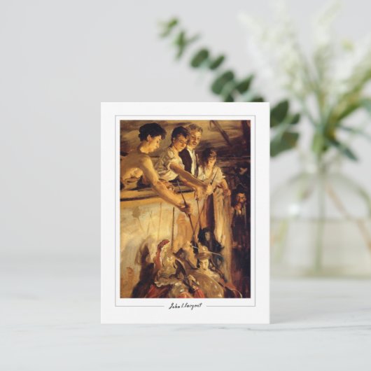 John Singer Sargent #215-2 - Fijne Kunst Briefkaart (Staand voorkant)