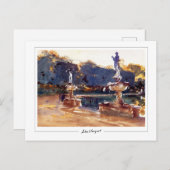 John Singer Sargent #227 - Fijne Kunst Briefkaart (Voorkant / Achterkant)