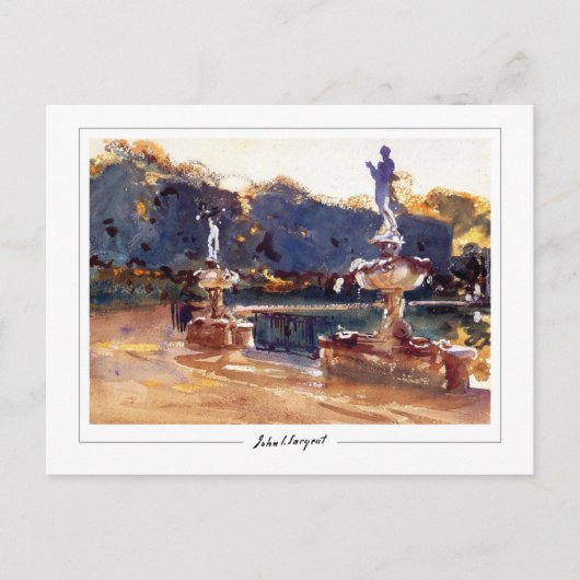 John Singer Sargent #227 - Fijne Kunst Briefkaart (Voorkant)