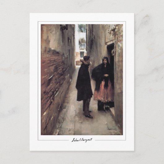 John Singer Sargent #24-2 - Fijne Kunst Briefkaart (Voorkant)