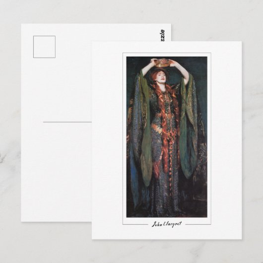 John Singer Sargent #253 - Fijne Kunst Briefkaart (Voorkant / Achterkant)