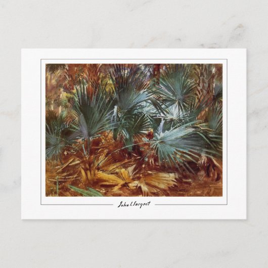 John Singer Sargent #410-2 - Fijne Kunst Briefkaart (Voorkant)