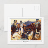 John Singer Sargent #462-2 - Fijne Kunst Briefkaart (Voorkant / Achterkant)