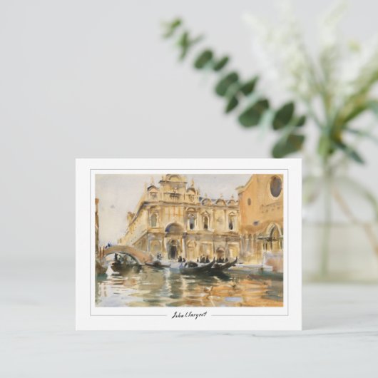 John Singer Sargent #5 - Fine Art Briefkaart (Staand voorkant)