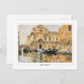 John Singer Sargent #5 - Fine Art Briefkaart (Voorkant / Achterkant)