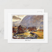 John Singer Sargent #60-2 - Fijne Kunst Briefkaart (Voorkant / Achterkant)